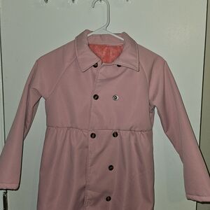 Pink Double-Breasted Coat